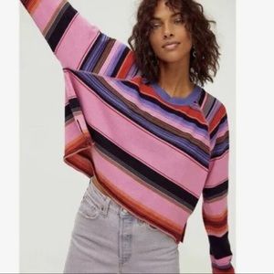 Free People Baja Stripe Long-Sleeve T-Shirt